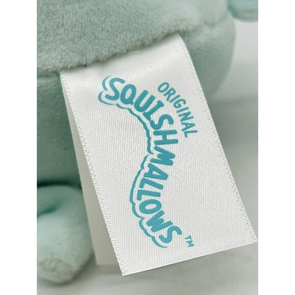 Squishmallows Niema Narwal Valentine Clip Plush 3.5” Mint Green Fuzzy Belly NWT - Picture 4 of 5